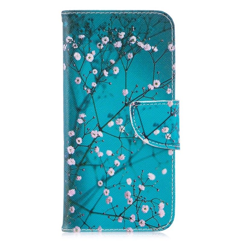 Folio Deksel Huawei P30 Lite Blomstrende Tre