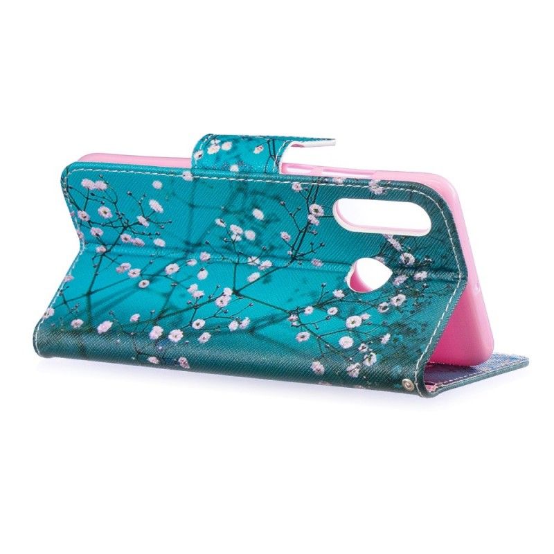 Folio Deksel Huawei P30 Lite Blomstrende Tre