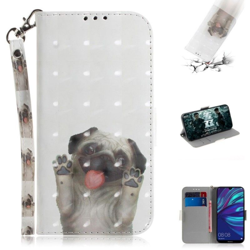 Folio Deksel Huawei P30 Lite Elsker Hunden Min Med Tanga