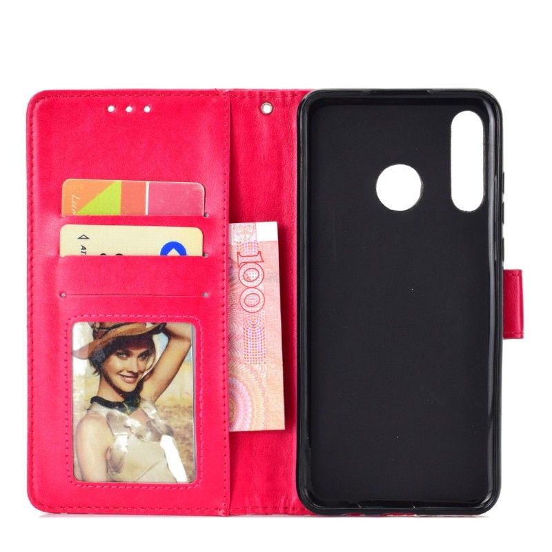 Folio Deksel Huawei P30 Lite Svart Elegant Mandala