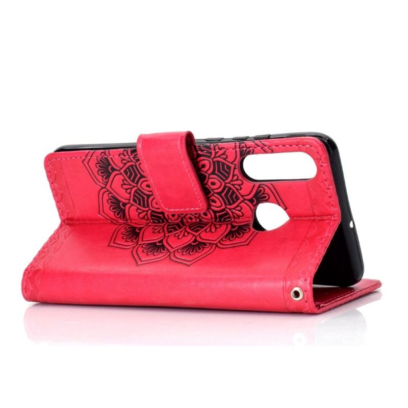 Folio Deksel Huawei P30 Lite Svart Elegant Mandala