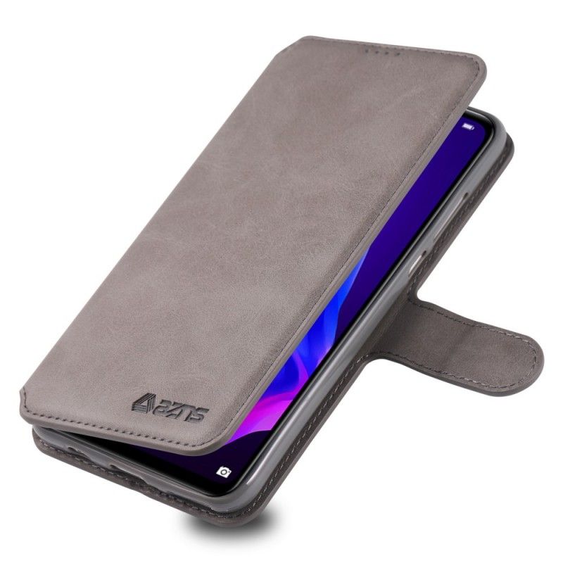 Folio Deksel Huawei P30 Lite Svart Retro Azns Anti-fall