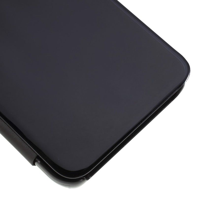 Vis Deksel Huawei P30 Lite Svart Speil Og Skinneffekt