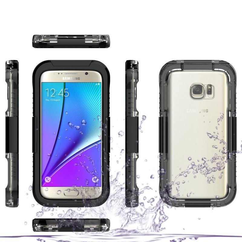 Deksel for Samsung Galaxy S7 Svart Vanntett