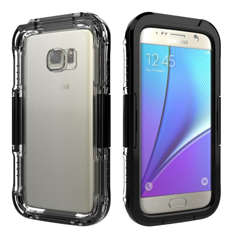 Deksel for Samsung Galaxy S7 Svart Vanntett