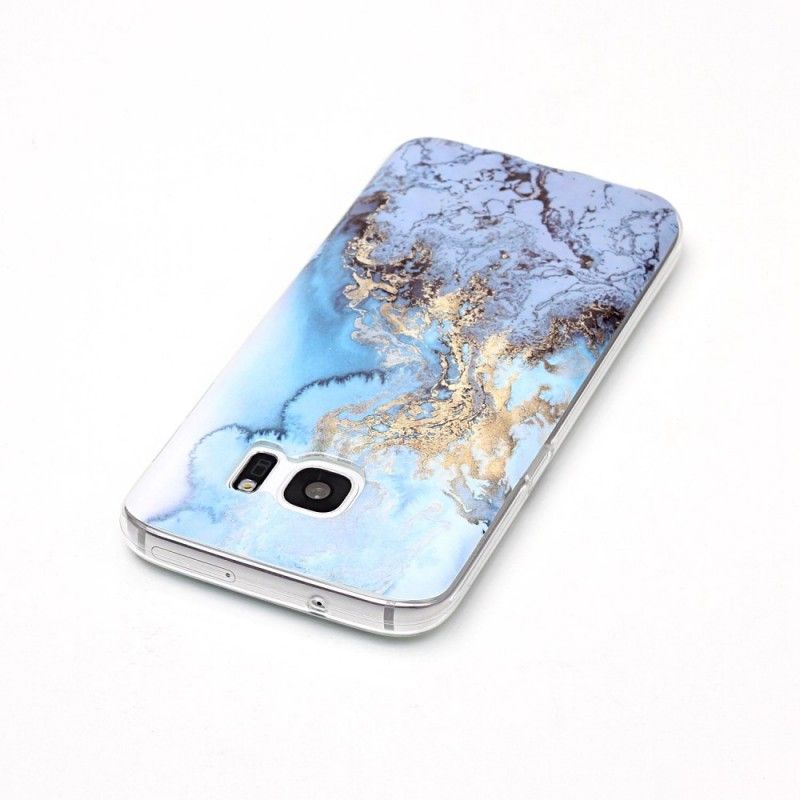 Deksel Samsung Galaxy S7 Hvit Ultimat Marmor