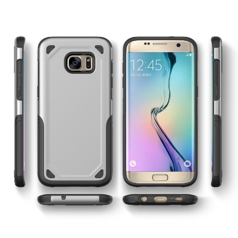 Deksel Samsung Galaxy S7 Svart Rustning Av Metall