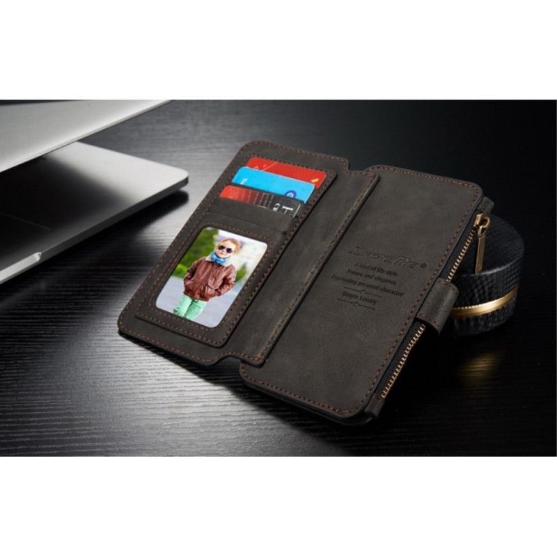 Folio Deksel for Samsung Galaxy S7 Svart Avtakbar Caseme