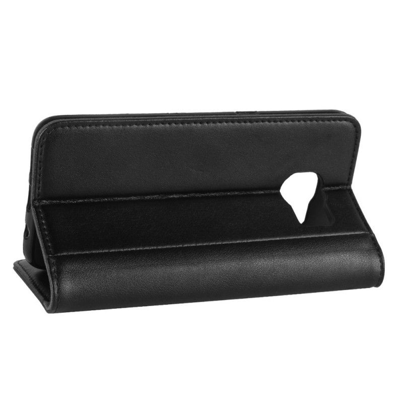 Folio Deksel for Samsung Galaxy S7 Svart Delt Skinn