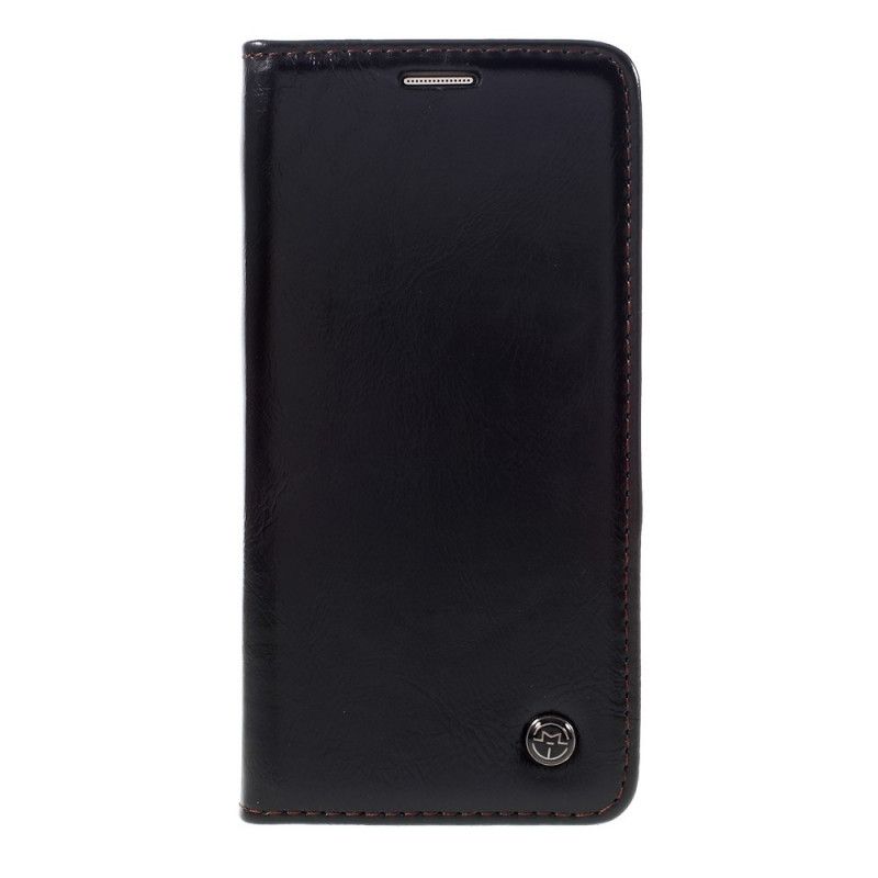 Folio Deksel Samsung Galaxy S7 Hvit Caseme Oljevoks Anti-fall
