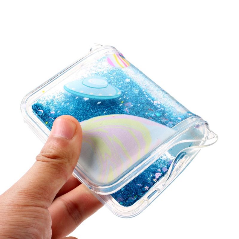 Deksel Honor 8A Mobildeksel Glitter Astronaut