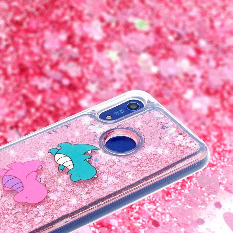 Deksel Honor 8A Morsomme Glitter-Dinosaurer Anti-fall