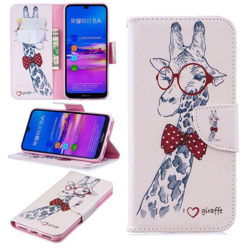Folio Deksel Honor 8A Nerdegiraff