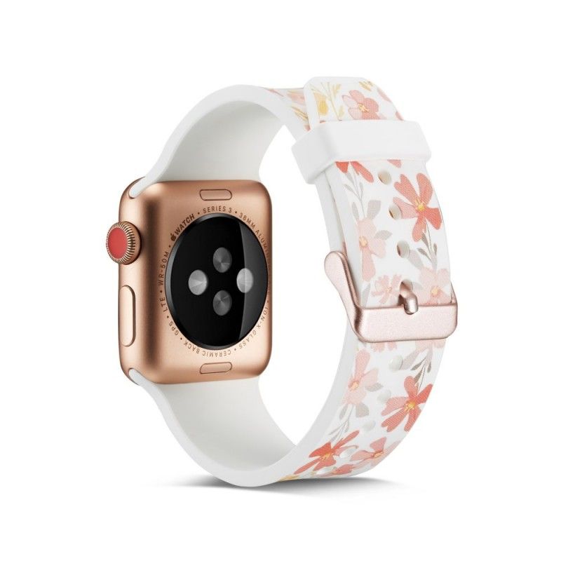 Apple Klokkerem 40/38 Mm Elegante Blomster