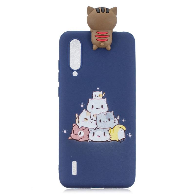 Deksel Xiaomi Mi A3 Mobildeksel Haug Med 3D Katter