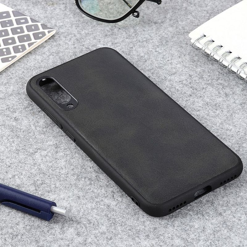 Deksel Xiaomi Mi A3 Svart Premium Skinneffekt