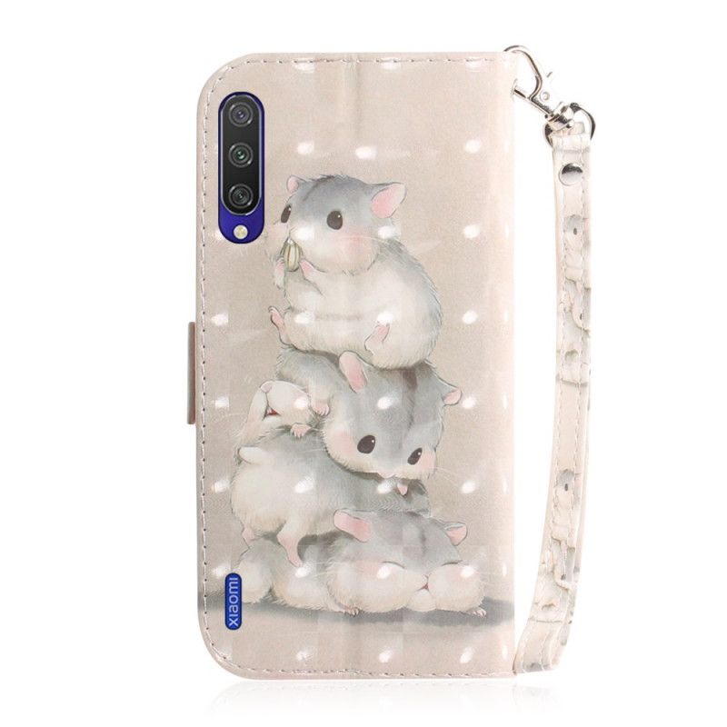 Folio Deksel Xiaomi Mi A3 Hamstere Med Tanga