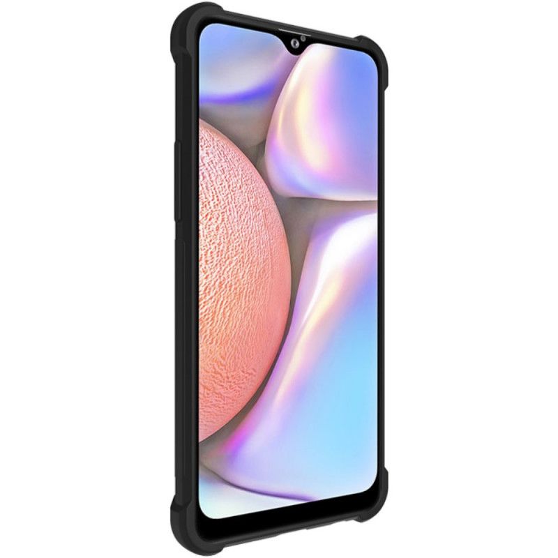 Deksel for Samsung Galaxy A20s Svart Imak Silkeaktig Med Skjermfilm