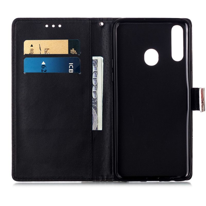 Folio Deksel for Samsung Galaxy A20s Gyldne Roser