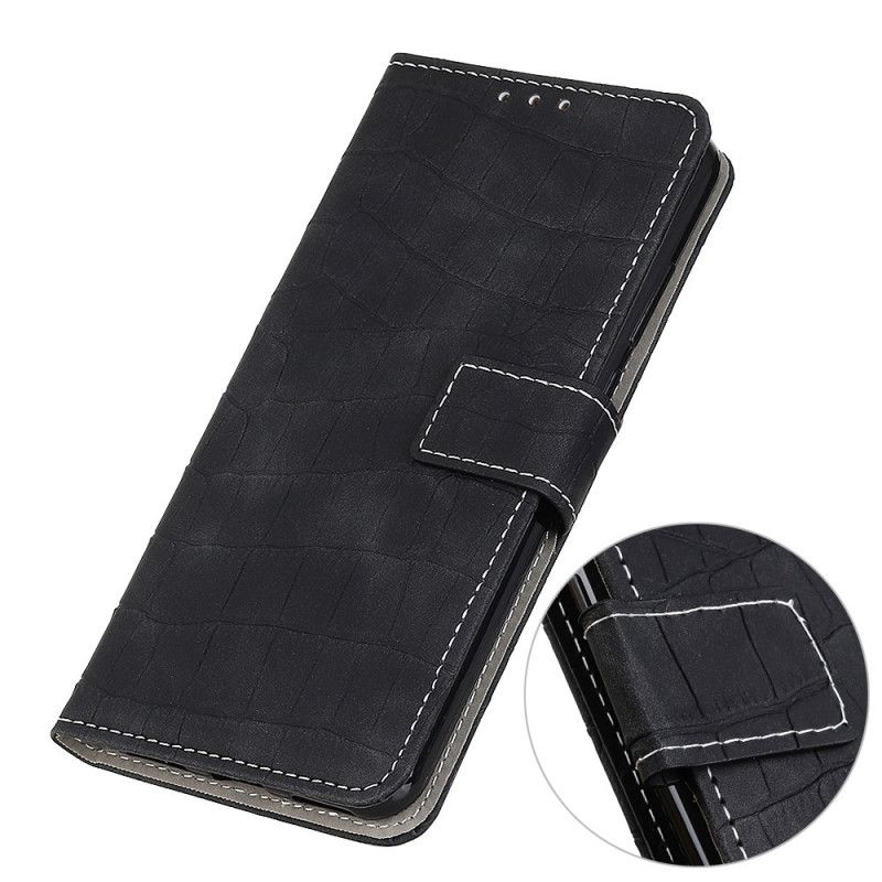 Folio Deksel Samsung Galaxy A20s Svart Krokodillekraft