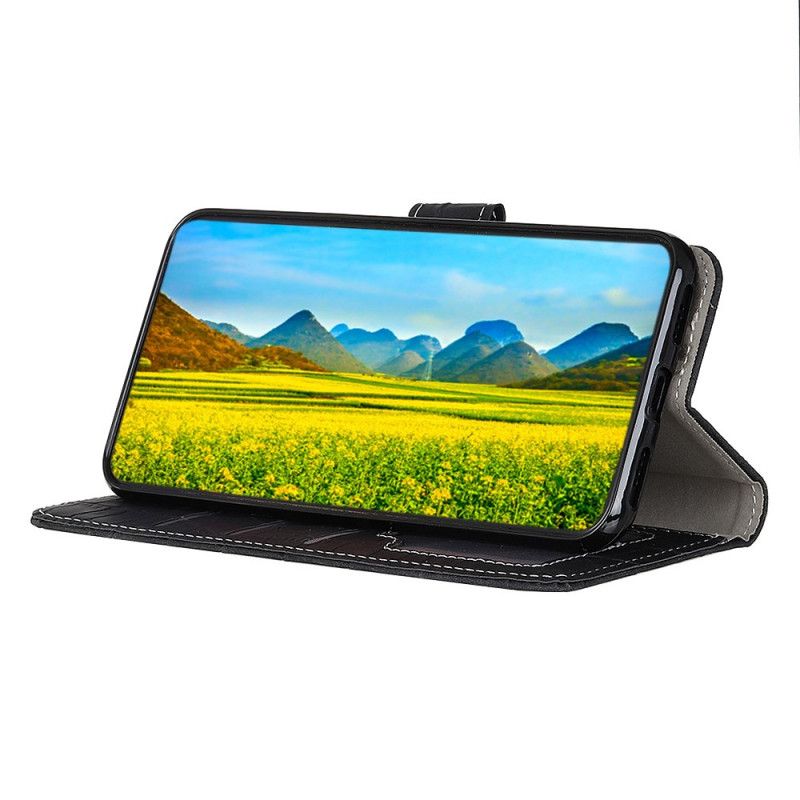 Folio Deksel Samsung Galaxy A20s Svart Krokodillekraft