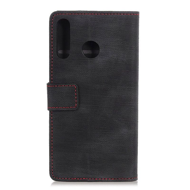 Folio Deksel Samsung Galaxy A20s Svart Naglet Jeans