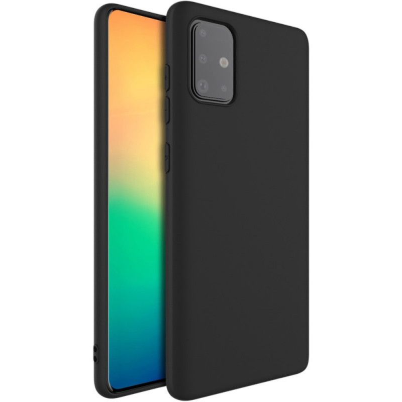 Deksel Samsung Galaxy A51 Svart Frostet Imak Anti-fall