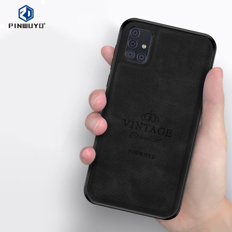 Deksel Samsung Galaxy A51 Svart Hederlig Vintage Pinwuyo