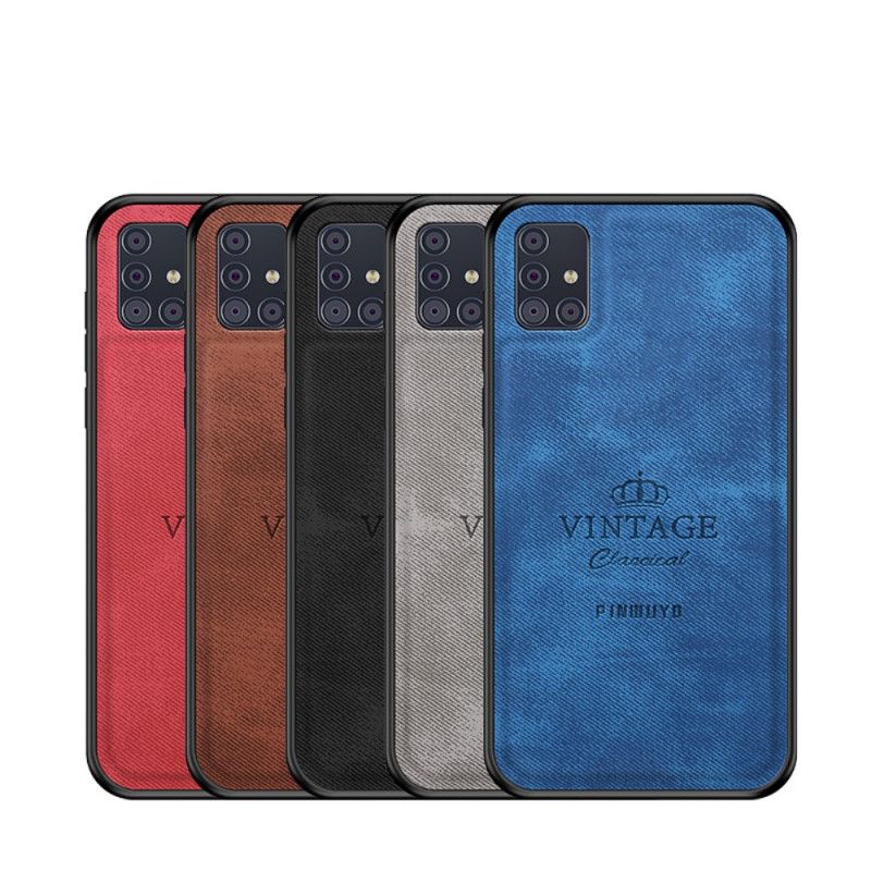 Deksel Samsung Galaxy A51 Svart Hederlig Vintage Pinwuyo