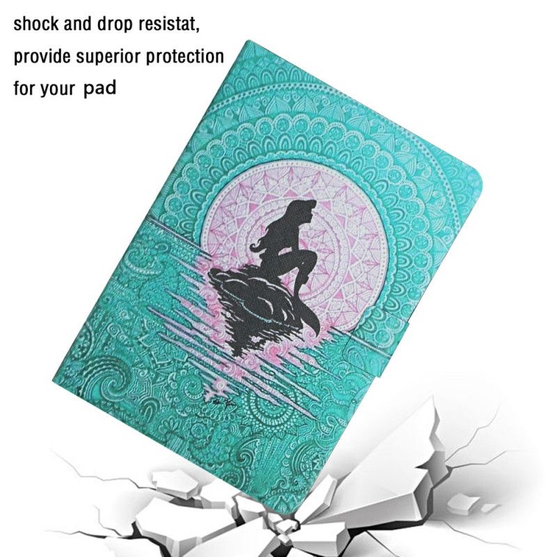 Folio Deksel Samsung Galaxy Tab S6 Havfrue-Mandala
