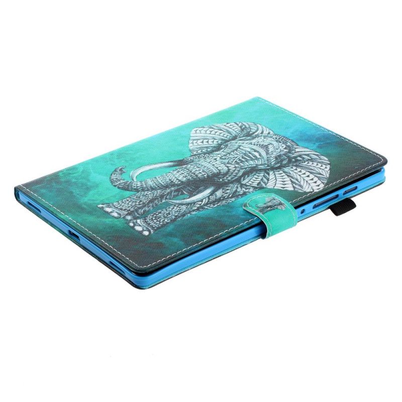 Lærdeksel Folio Deksel Samsung Galaxy Tab S6 Stammeelefant