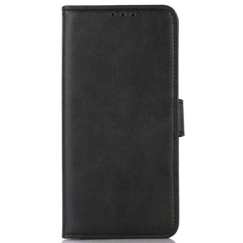 Folio Deksel Til iPhone 14 Plus Retro Matt Skinneffekt