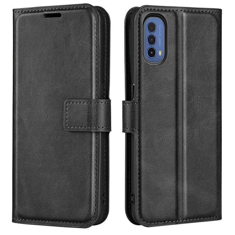 Folio Deksel Til Moto E40 / E30 / E20 Slank Ekstrem Skinneffekt