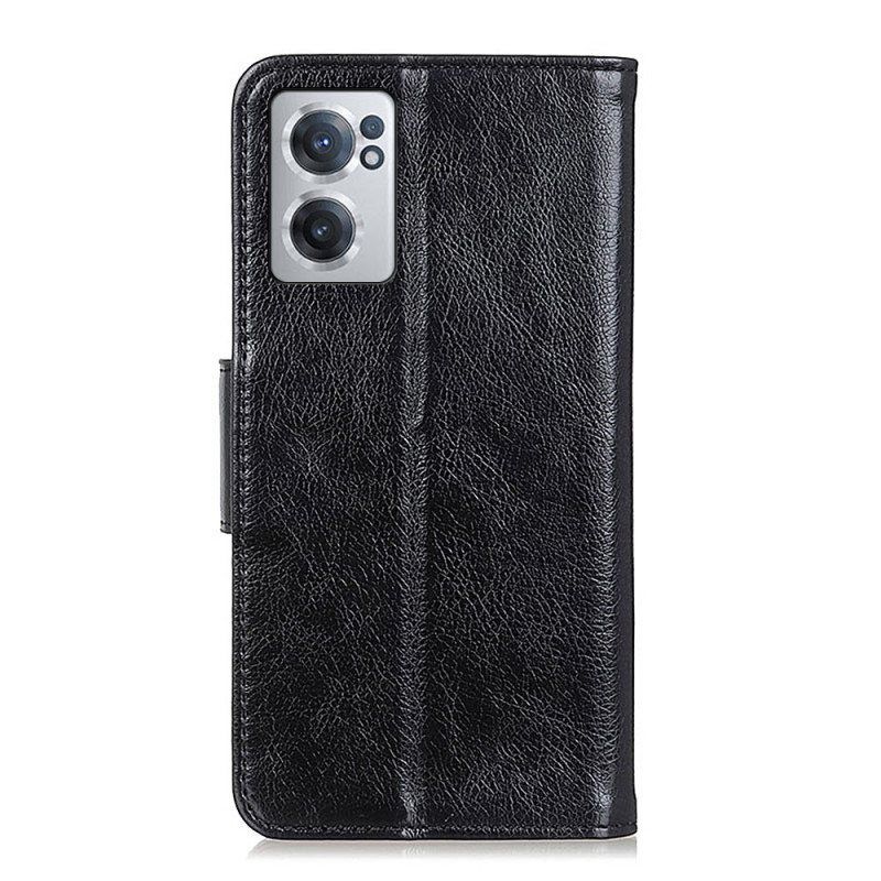 Folio Deksel Til OnePlus Nord CE 2 5G Nappa Tekstur