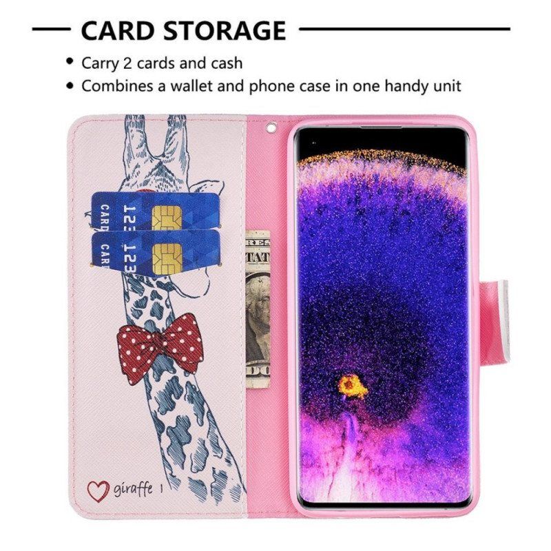 Folio Deksel Til Oppo Reno 7 Brainy Giraff