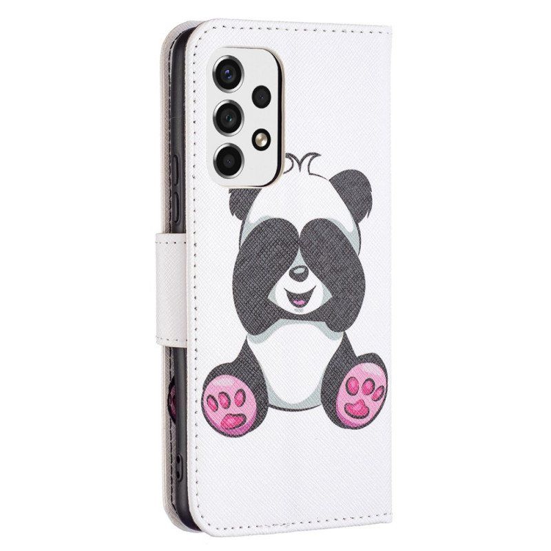 Folio Deksel Til Samsung Galaxy A53 5G Panda Moro