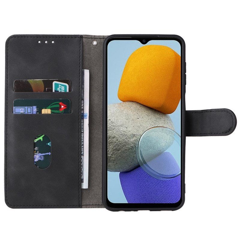 Folio Deksel Til Samsung Galaxy M23 5G Med Kjede Strappy Skin-touch